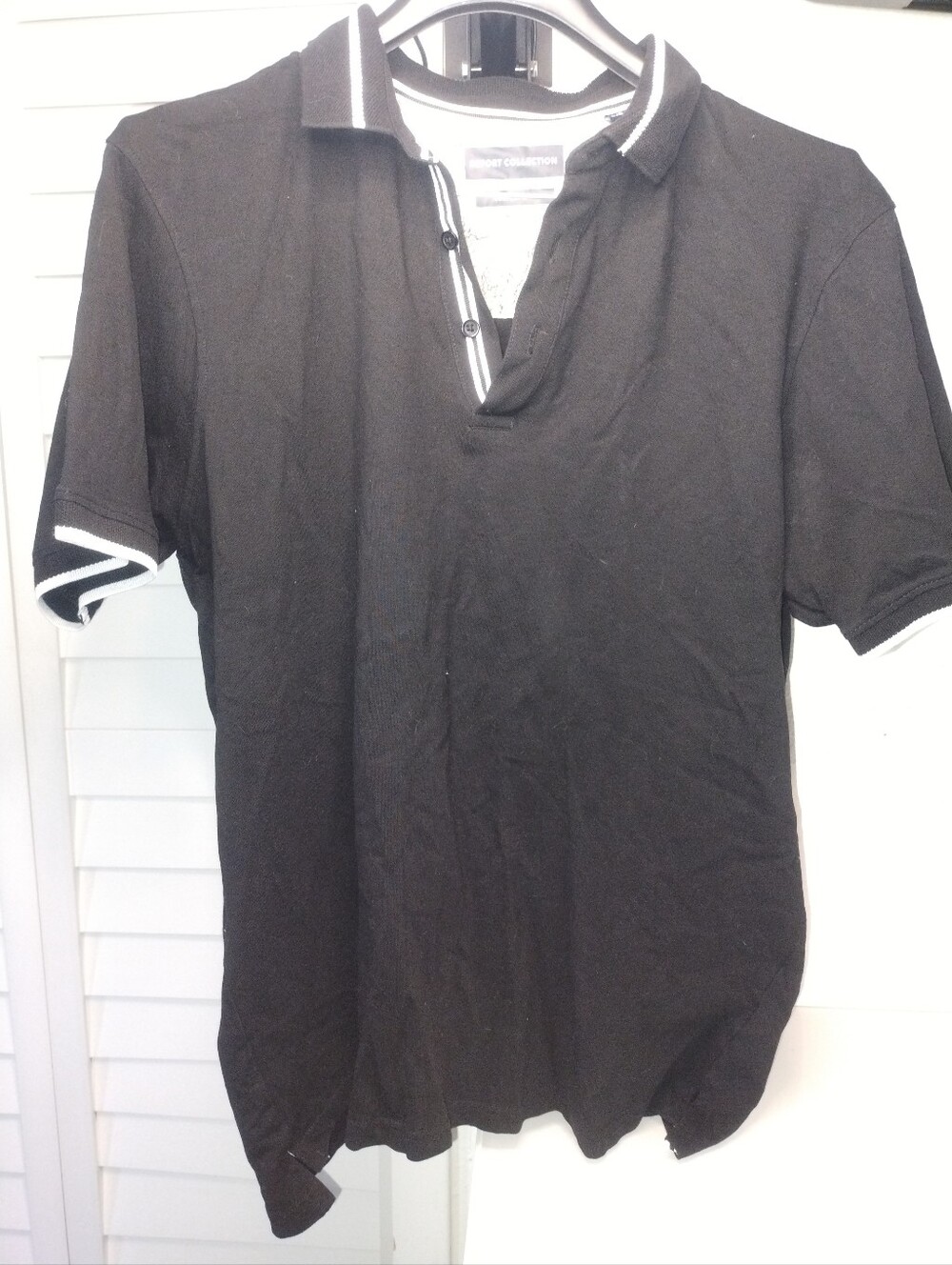 Short-sleeve Report Collection knit polo shirt Size L